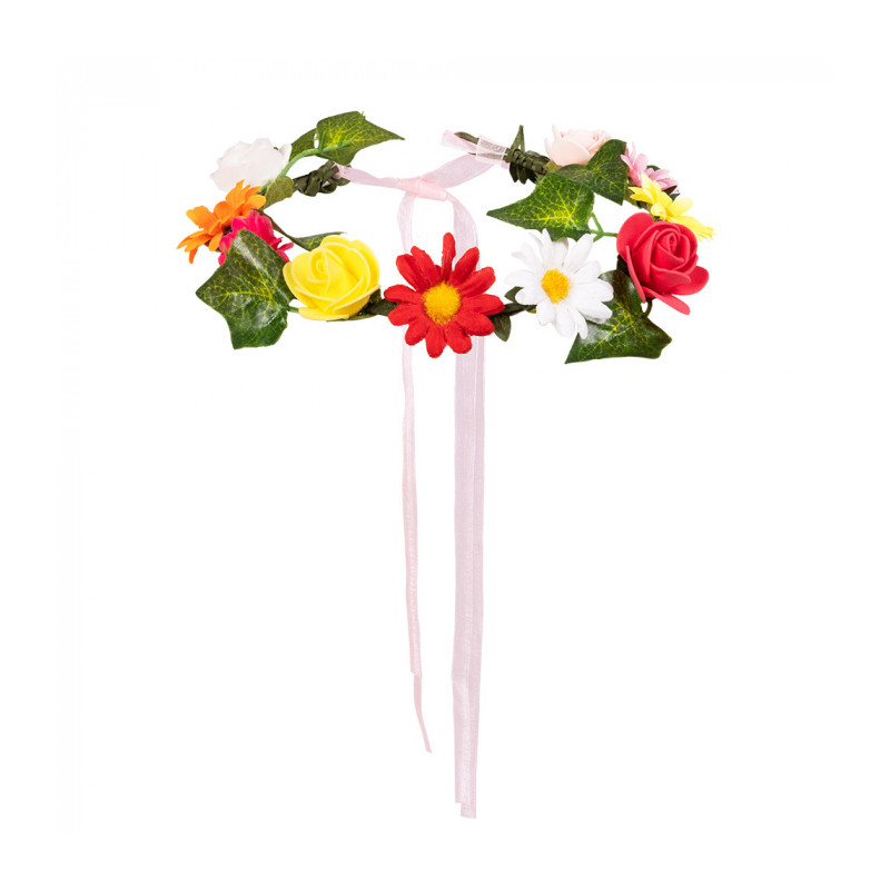 Kvetinová čelenka pre vílu